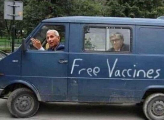 Fauci Gates Van Free Vaccines