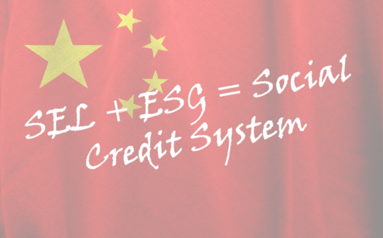 Chinese Flag SEL ESG Social Credit