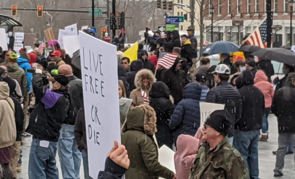 April 2020 Reopen NH protest NH Statehouse