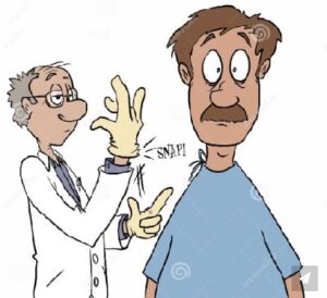 Prostate Exam cartoon DreamsTime