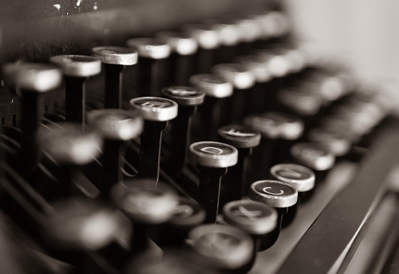 Old typewriter - letter