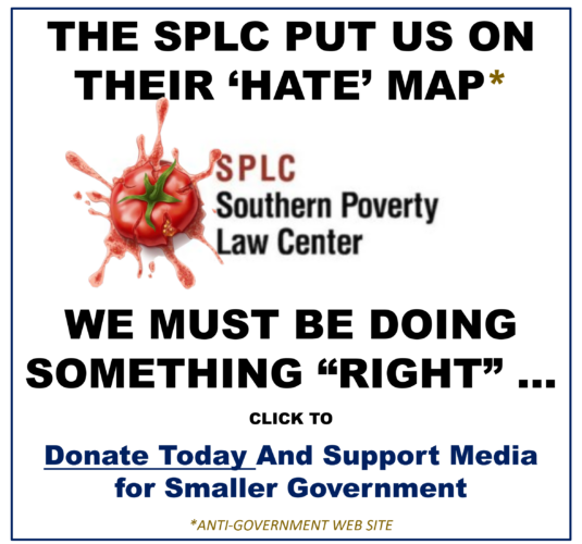 Donate Today SPLC anti govt Ad