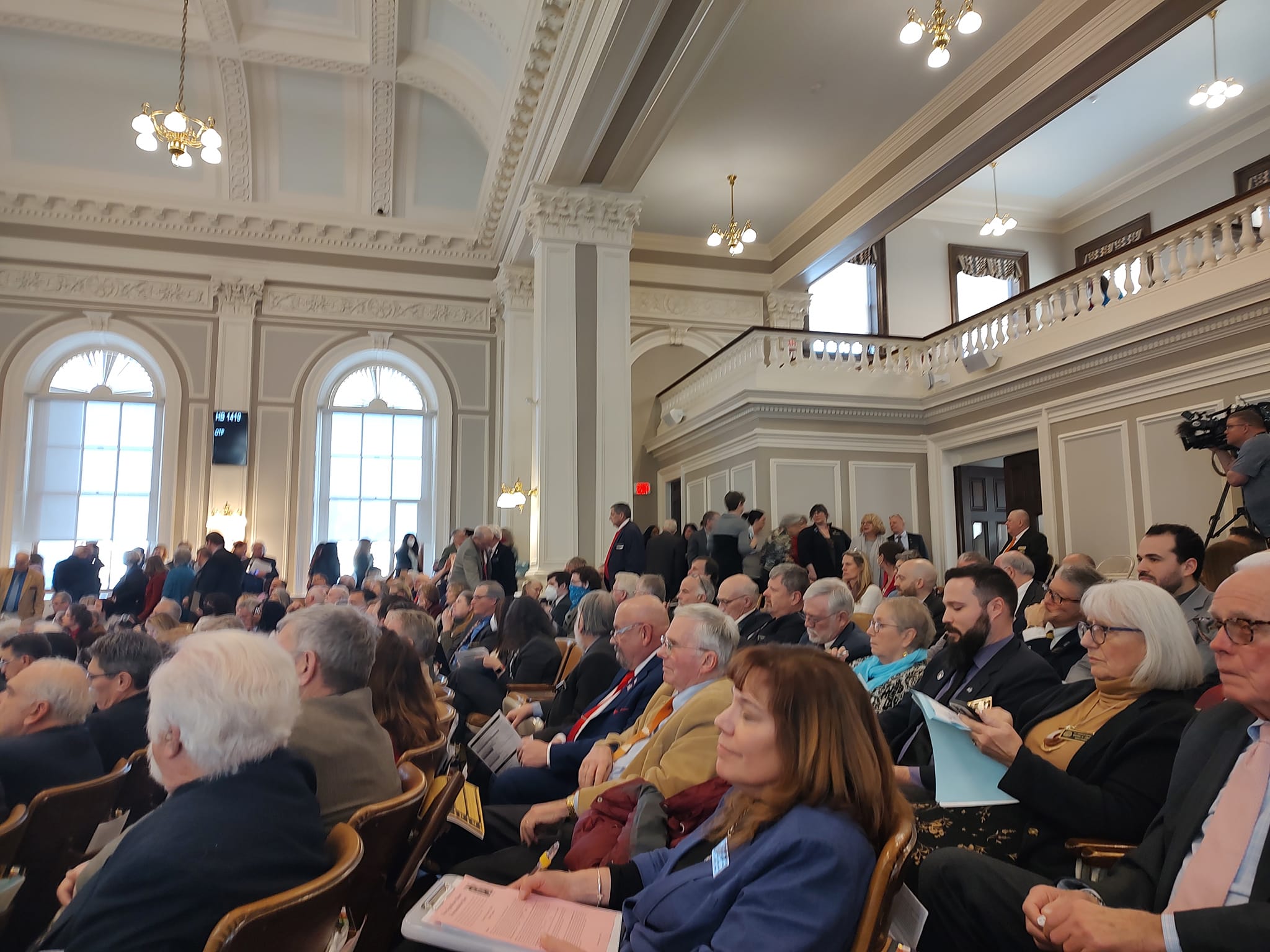 Democrats Leave House Chambers