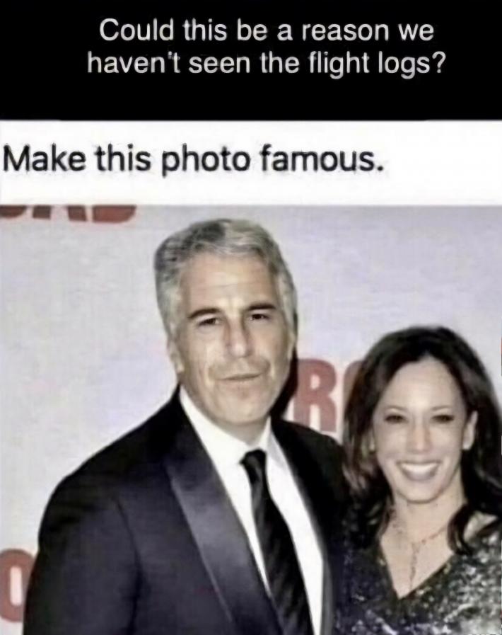 kamala-and-a-famous-pedo Jeffrey Epstein