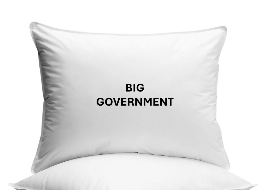 Big government smother pillow