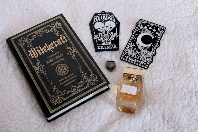 Witchcraft book and cards