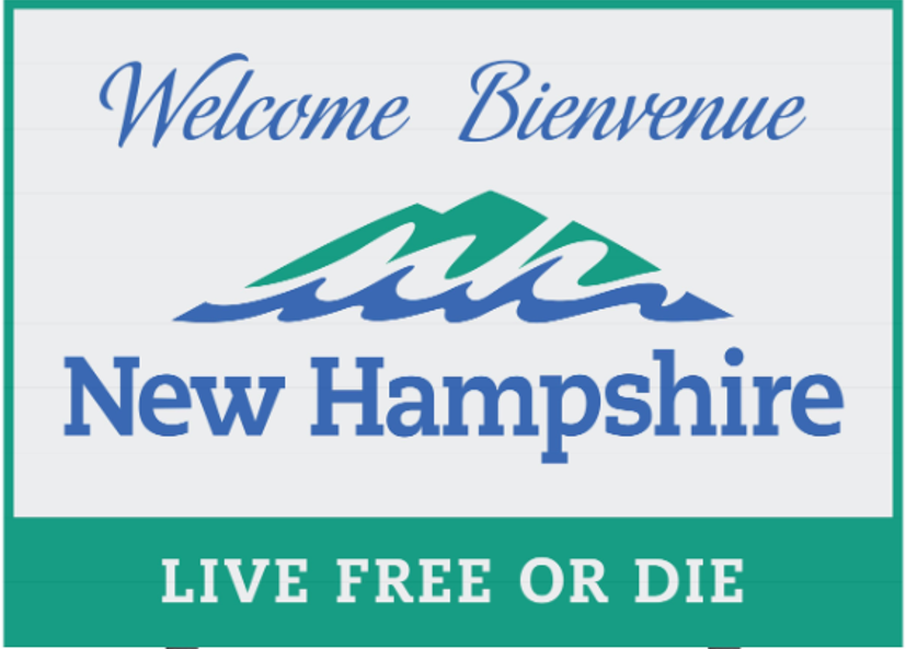 Welcome to NH sign